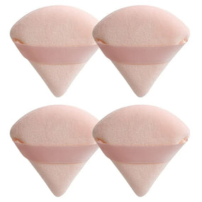 Triangle Powder Puff Beige (Pack of 4)