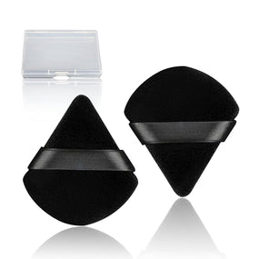 Triangle Powder Puff Black (Pack of 4)