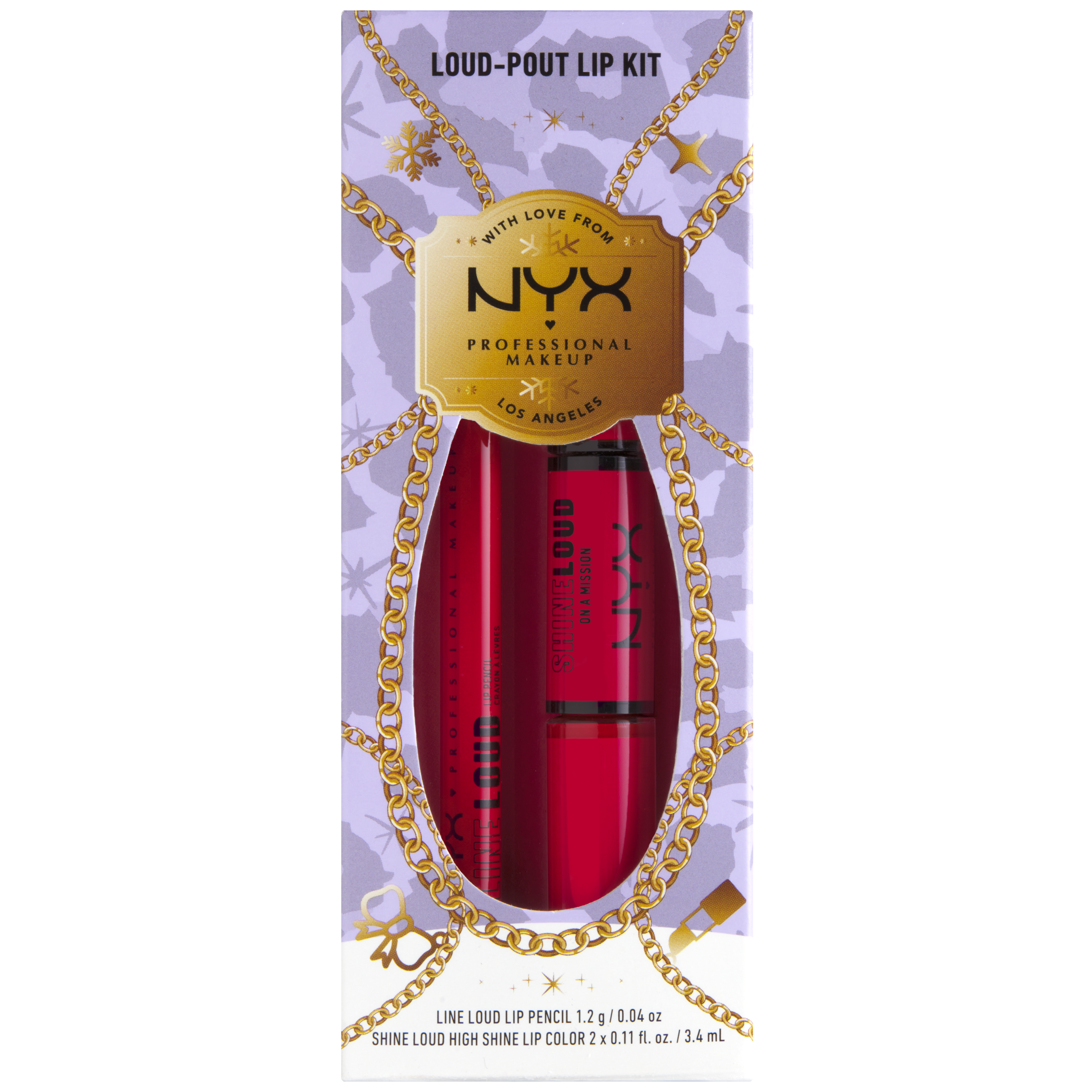 NYX loud pout lip kit (KITHLDY17)