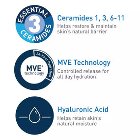 CeraVe Hydrating Facial Cleanser | Moisturizing Non-Foaming Face Wash with Hyaluronic Acid, 16 Fluid Ounce